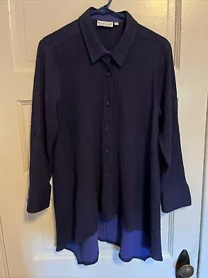 Habitat Square Button Blouse Size Large • $1.99