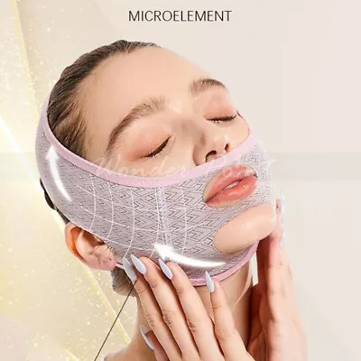 Beauty Face Sculpting Sleep Mask V Line Lifting Mask Facial Slimming Strap • $13.09