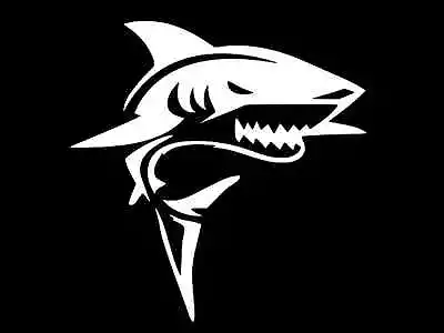 SHARK JAWS Vinyl Decal Car Window Wall Sticker CHOOSE SIZE COLOR • $2.79