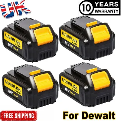 For Dewalt DCB184 XR 18V 6.0/5.0/4.0AH Li-Ion Slide Battery DCB181 DCD785 DCB200 • £75.90