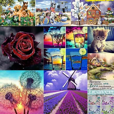 $18.99 • Buy DIY 5D Arts Diamond Painting Full Drill Rhinestone Embroidery Cross Stitch Tool