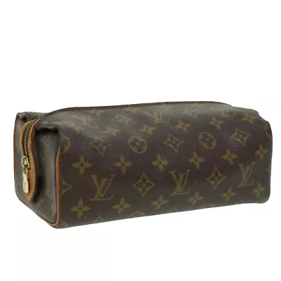 LOUIS VUITTON Monogram Trousse Patte Pression Cosmetic Pouch M47636 Auth 34425 • $162