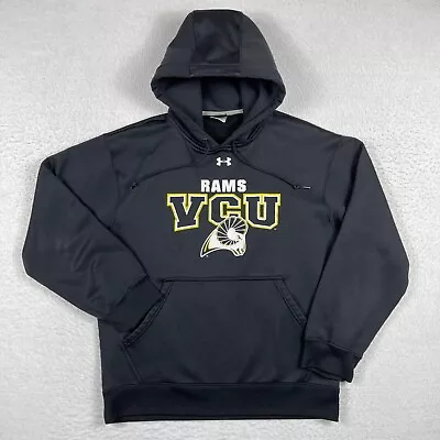 VCU Rams Sweatshirt Mens Small Black Pullover Hoodie NCAA Basketball Football • $22.50