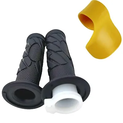 7/8  Handlebar Hand Grips For Thumb Throttle ATV Quad Buggy Yamaha Suzuki Taotao • $12.99