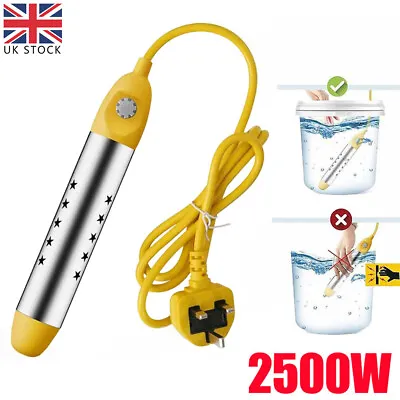 Electric Immersion Water Heater Floating Boiler Portable Suspension Water Heater • £13.03