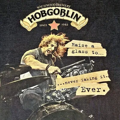 £39.57 • Buy Hobgoblin Brewery On Vintage Fruit Of The Loom Tag Mens T Shirt Size Large
