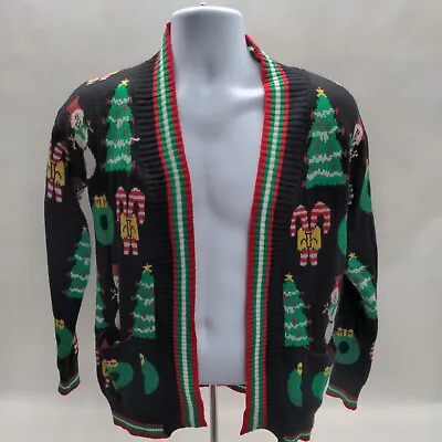 Victoria Jones Christmas Sweater Dress Womens Size Medium Vintage Holiday Tunic • $29.99