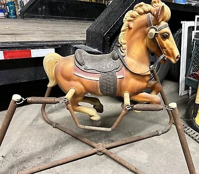 Vintage Antique  Wonder Horse  Springs Rocking Bouncing Horse Kids Toys • $257.93