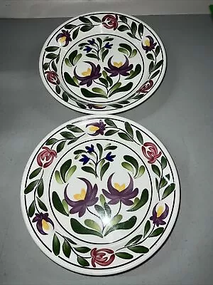 £38.71 • Buy 2 Portmeirion Welsh Dresser Salad Plates 8.5  So Pretty!!