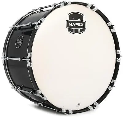 Mapex Quantum Mark II Marching Bass Drum - 14-inch X 26-inch Gloss Black • $649.95