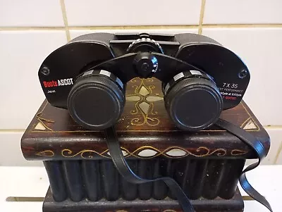 Boots Ascot Binoculars. Sturdy Posh Leather Case Strap And 4 Lens Caps. 7x35. • £4.20