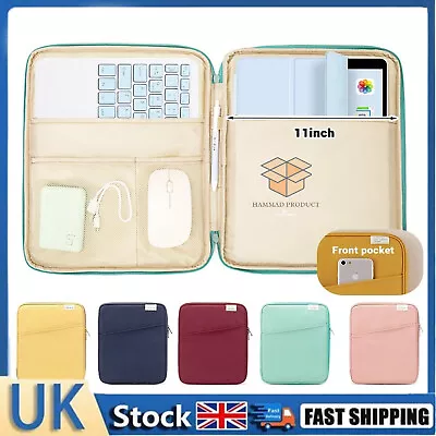 11  X 9  Universal Tablet Sleeve Pouch Stand Cover Case Bag For IPad Air 5 2020 • £13.95