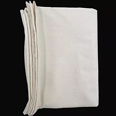 Medium Weight 100% Cotton Muslin Fabric: 63 Inch X 2510 Yards Unbleached Mu... • $24.04