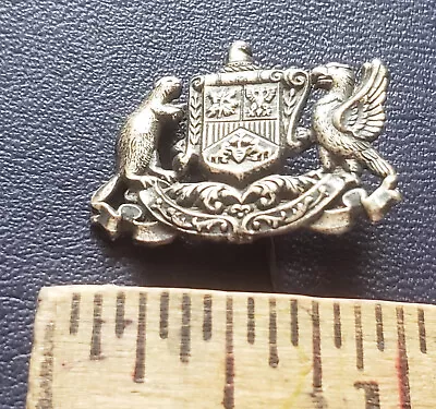 Vintage Stetson Hat Pin Crest Beaver Eagle Design Coat Of Arms • $49.95