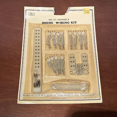 Vintage Do It Yourself House Wiring Kit For Dollhouse - 15 Piece - 12 Volt - New • $24.99