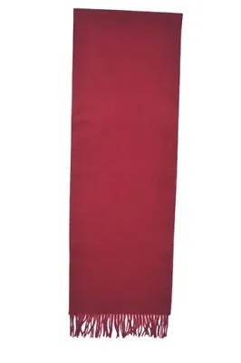 £149 • Buy DUNHILL Skinny Ruby Red Cashmere Scarf Mens Brand New RRP £295