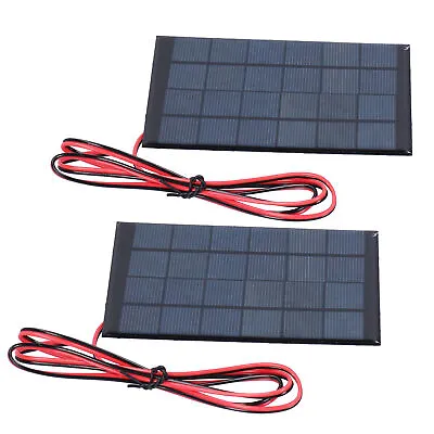 Solar Epoxy Panel Solar Battery Panel DC 6V 2W For Solar Lawn Light Solar Phone • £14.74