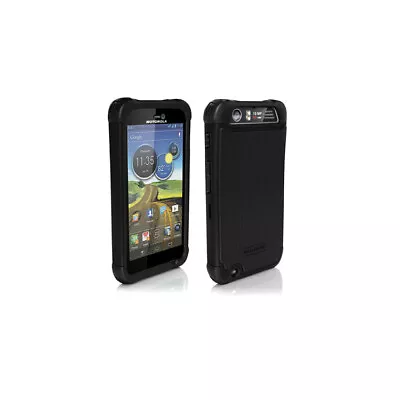 Ballistic Shell Gel Case For Motorola Atrix HD MB886 - Black/Black • $8.49