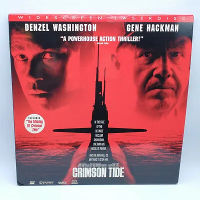 Crimson Tide (1995) / THX Widescreen / LD Laserdisc Laser Disc - 5255 AS • $7