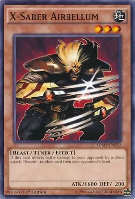 1x (M/NM) X-Saber Airbellum - SDMP-EN022 - Common - 1st Edition  YuGiOh • $3.13