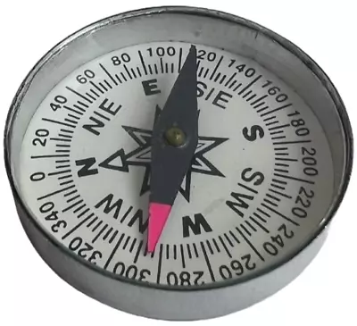 MAGNETIC ALUMINIUM COMPASS Diameter: 38mm • $3.99