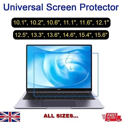 10.1  To 15.6  Laptop PC Tablet GPS Notebook LCD Screen Guard Protector Film  • £4.49