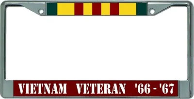 Vietnam Veteran Any Years Chrome License Plate Frame • $22.99