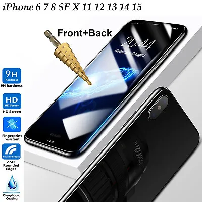 Tempered Glass Soft Screen Protector For Apple IPhone 6 7 8 X 11 12 13 14 15 SE • $4.99