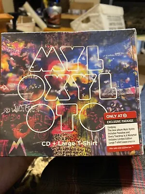 NEW Coldplay Mylo Xyloto CD And Large Tee Target Exclusive 2011 HTF Box Wear • $29.99