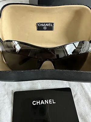 Chanel 4170-H Collection Perle Shield Sunglasses • $325