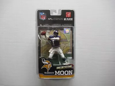 Mcfarlane Nfl Legends 6 Vikings Hof Warren Moon Cl 1033/3000 Chase Figure Sealed • $34.99