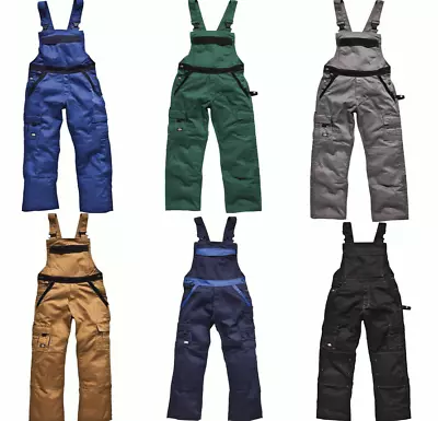 £29.95 • Buy Dickies Overalls IN30040 Industry 300 Heavy Work Dungaree Bib & Brace Trousers