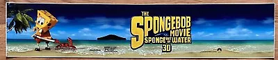 📽 3D Spongebob Squarepants 2 Sponge Out Water - Movie Theater Mylar Poster 5x25 • $14.99