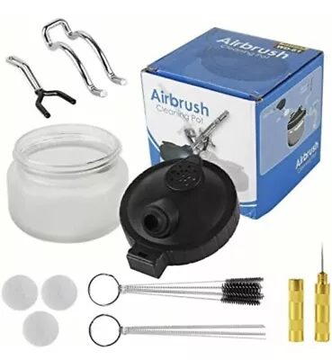 £12.99 • Buy VEDA Compatible Airbrush Accessory Set Cleaning Pot Brushes Needles Reamer Gun