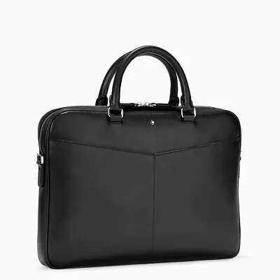 Montblanc Sartorial Men's Document Case Ultra Slim Black #130094 • $995.95