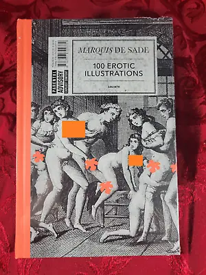 Marquis De Sade - 100 EROTIC ILLUSTRATIONS (2018) Goliath OOP • $89.99