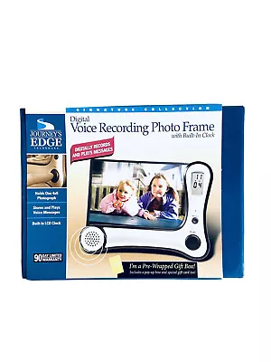 Digital Voice Recording Photo Frame With Built In Clock By Journey’s Edge • $9.80