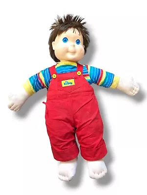 1985 Hasbro My Buddy Clothes Overalls Plastic Face Soft Body  Doll Toy  • $75