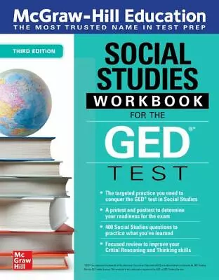 McGraw-Hill Education Social Studies Workbook For The GED Test Third Edition • $8.69