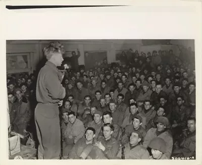 Mickey Rooney 1940's Performing For USO World War 2 Soldiers Original 8x10 Photo • $24.99