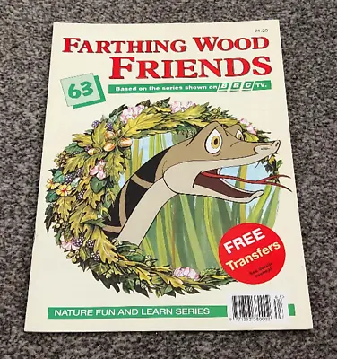 Farthing Wood Friends Issue 63 Bbc Animals Of Farthing Wood Children Kids Comic • £3.50