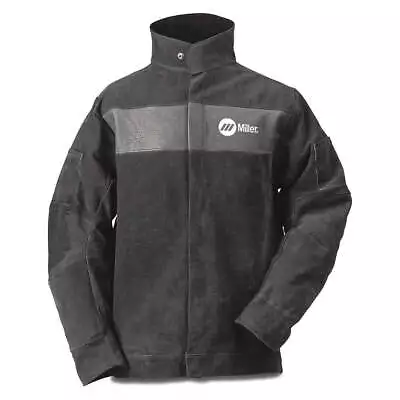 MILLER ELECTRIC 273216 Welding Jacket2XL30  LGrayLeather • $279.84