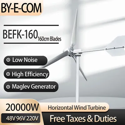 20000W Wind Turbines 48V 96V 120V 220V Generator Windmill Energy Wind Power 20KW • $1899.99