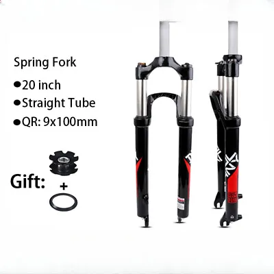 20  Bike Front Suspension Fork Disc Brake Quick Release Mountain Bicycle Fork • $164.34