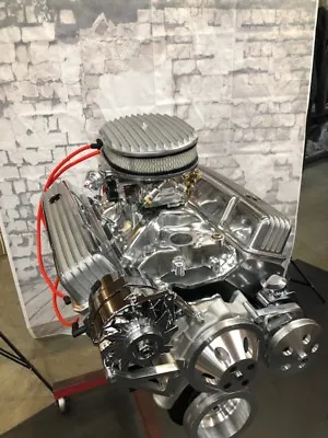 383 Stroker CRATE Engine 475HP ROLLER TURN KEY PROSTREET CHEVY FREE TH350 Trans  • $9455