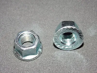 Vintage Schwinn Bicycle And Others 2 X 3/8  X 26 Tpi Flanged Axle Nuts Bike Part • $3.99