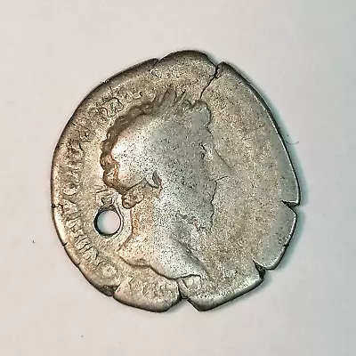 Roman Silver Denarius Coin Of Marcus Aurelius ( 161-180 AD )  Pax  • £55