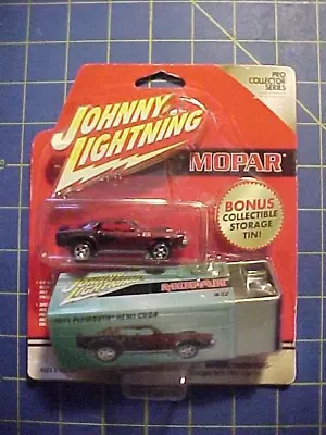 1/64 Johnny Lightning Mopar 1971 Plymouth Hemi Cuda & Storage Tin!  Nip • $12.75