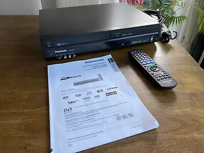 £150 • Buy PANASONIC DMR-EZ49V VCR,HDMI Video Recorder, Combi,COPY VHS TO DVD,Remote,Manual