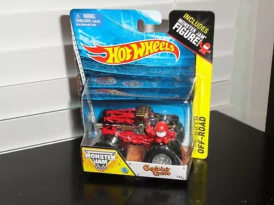 Hot Wheels 2014 Monster Jam #46 Captain's Curse Diecast With Monster Jam Figure • $20.09